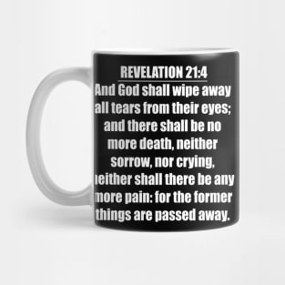 Revelation 21:4 King James Version (KJV) Mug